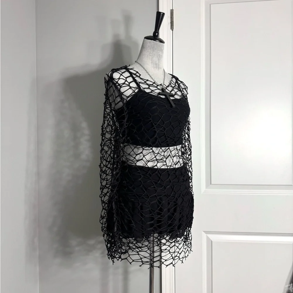 Punk Rave Fishnet Top - Picture 8 of 12